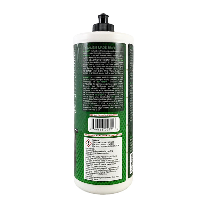 3D One 400 Hybrid Compound & Finishing Polish - 32 oz