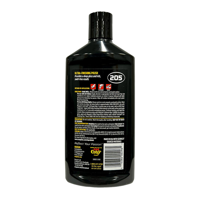 Meguiar's M205 Mirror Glaze Ultra Finishing Polish - 8 oz